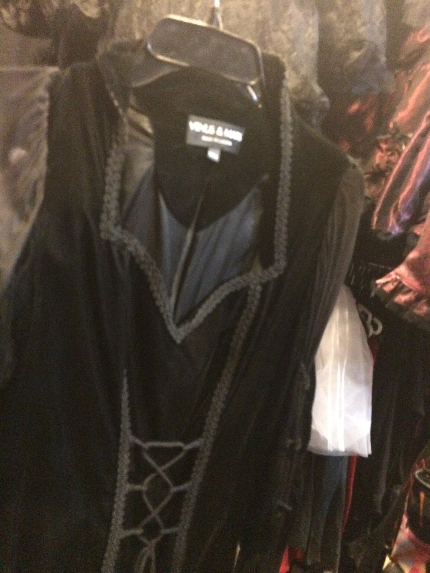 Long velvet dress