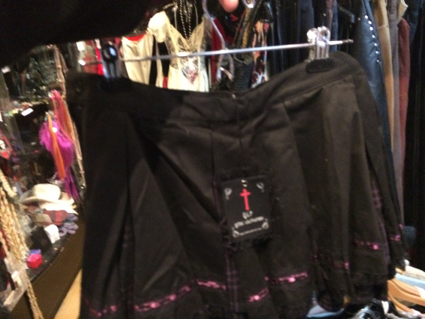 Pink and purple skirt