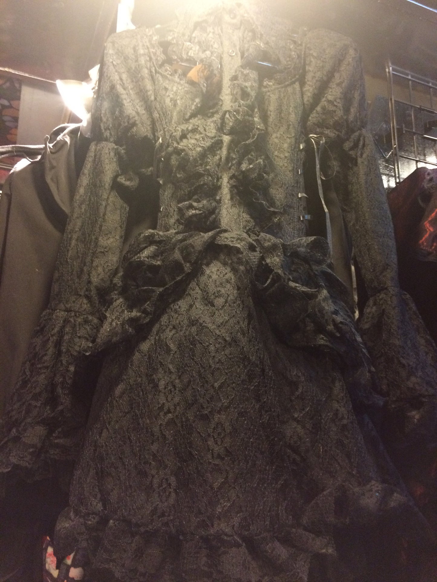 Intricate black dress