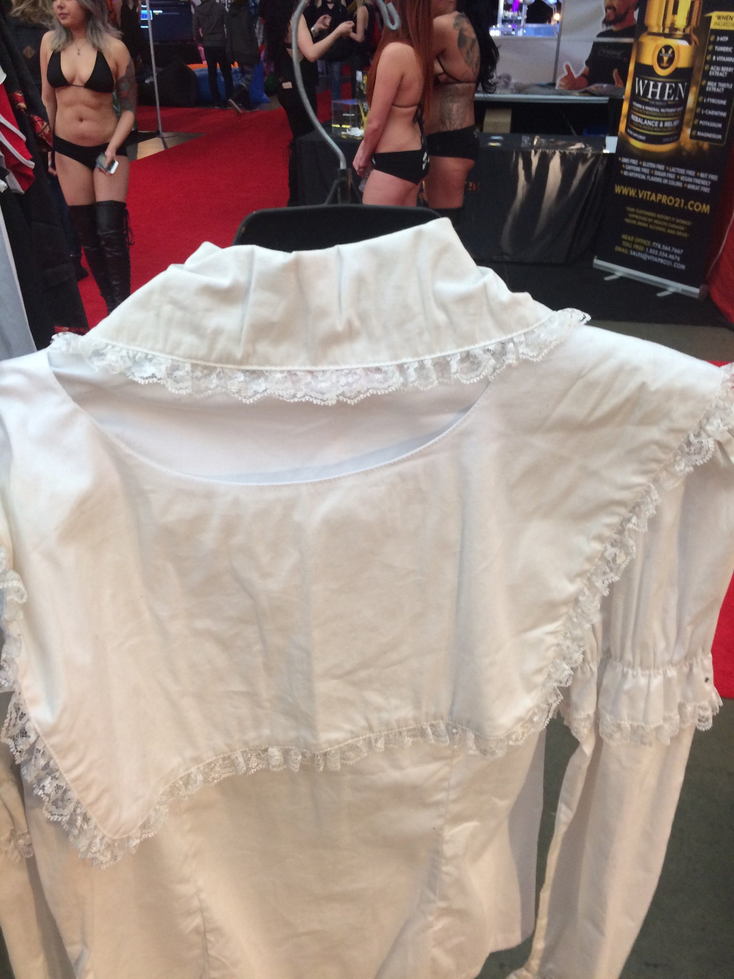 White blouse lace