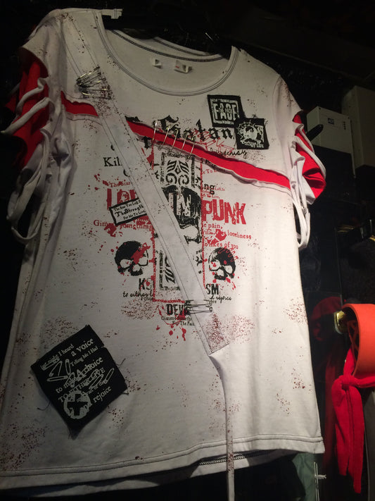 White punk tshirt