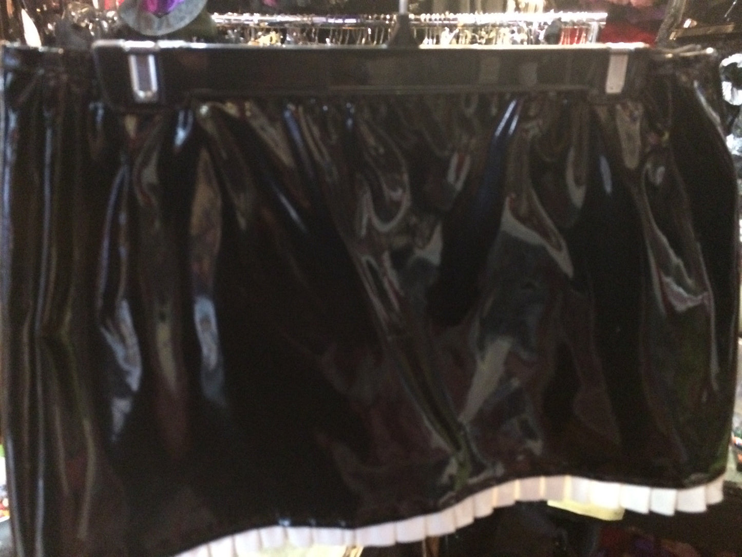 PVC skirt white trim