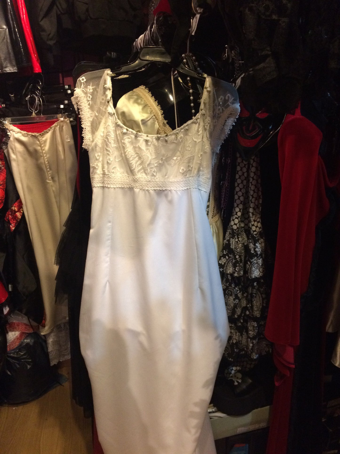 White gown
