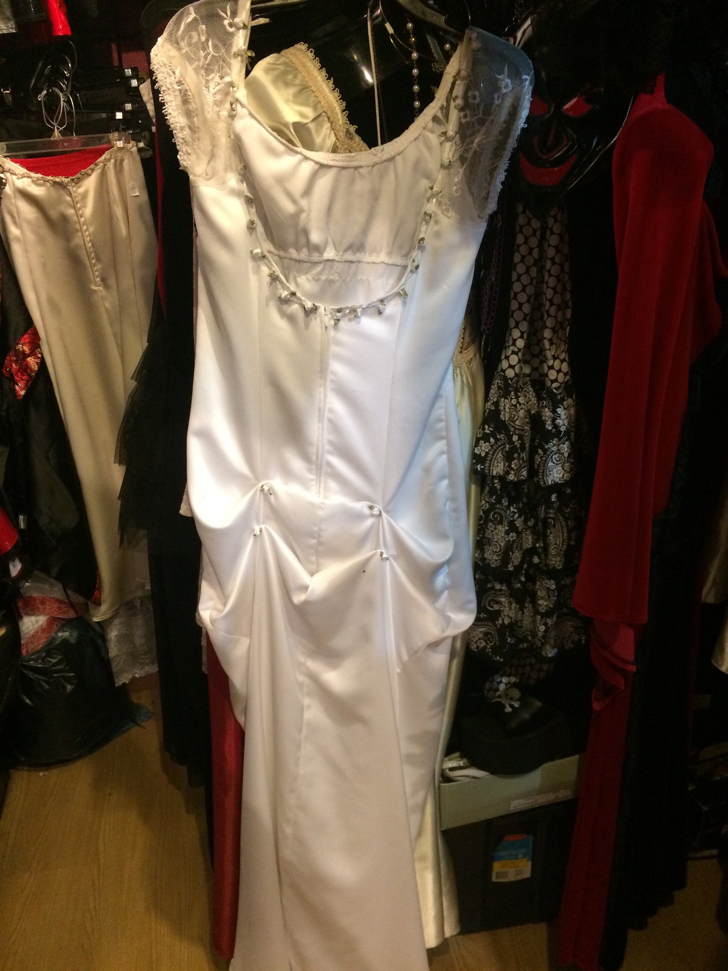 White gown