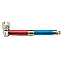 metal pipe long plastic
