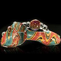 Great art hand pipe glass