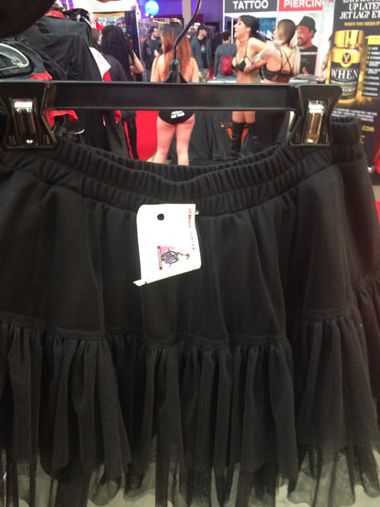 Plain black skirt