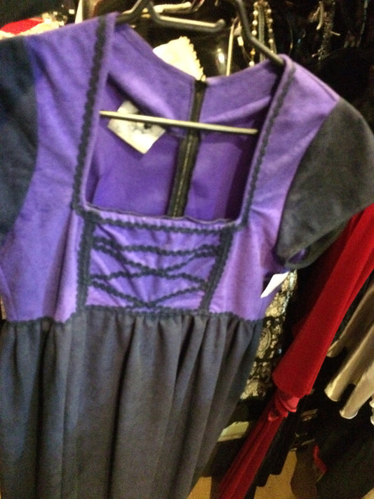 Purple mideval dress o