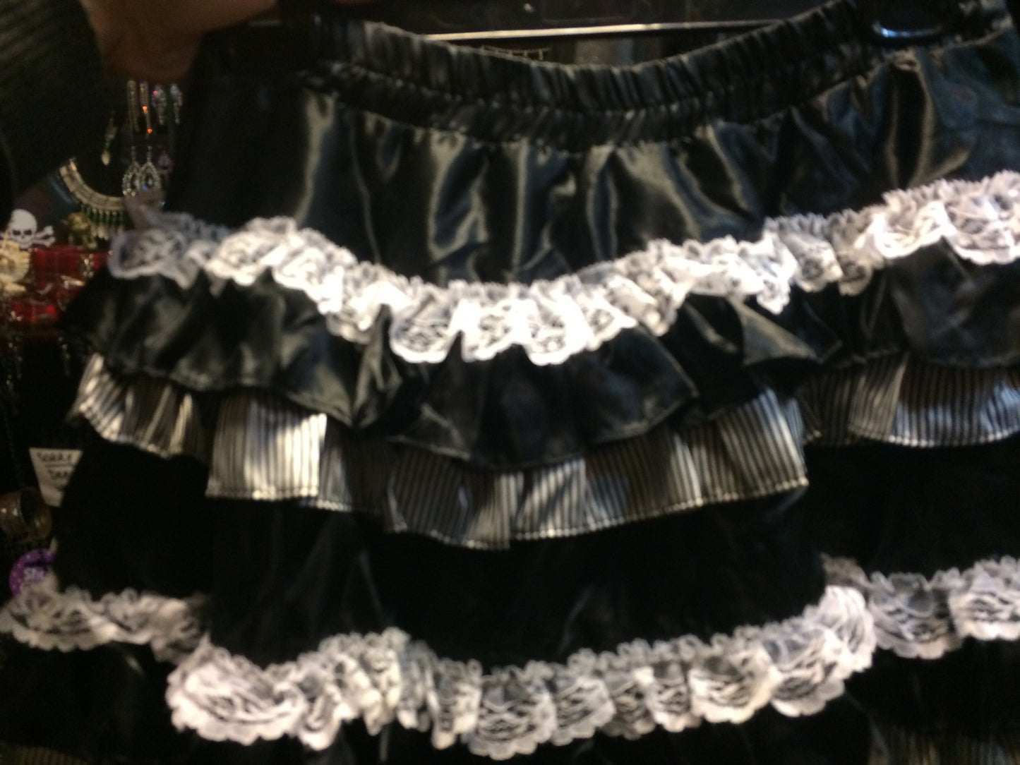 Black and white skirt